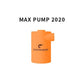 FLEXTAILGEAR Air Pump TINY Portable pour Matelas de Camping et Bouées gonflables | AOMshop Max pump2020 -orange