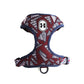 Harnais pour chien et chat imprimé French Bulldog - Pour les petits chiens Berry Red