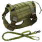 Harnais tactique militaire pour chien
