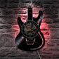 Horloge murale en vinyle LED