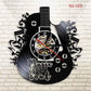 Horloge murale en vinyle LED C No LED