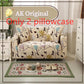 "Housse de canapé élastique tout-en-un - AOMshop" K 2 pillowcase