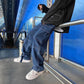 "Jeans cargo pour homme : coupe ample, style hip-hop"