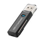 Lecteur de carte mémoire USB 3.0 pour ordinateur portable avec adaptateur Micro SD black card reader China