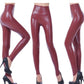 "Legging Punk Noir Sexy YSDNCHI - Pantalon Skinny Taille Haute Fashion" K013 Wine Red