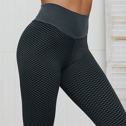Legging de sport femme 2019, haute taille, respirant et extensible Black Gray