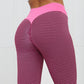 Legging de sport femme 2019, haute taille, respirant et extensible Rose