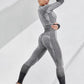 Legging de sport femme push-up taille haute | AOMshop BlackSet