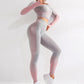 Legging de sport femme push-up taille haute | AOMshop PinkSet