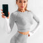 Legging de sport femme push-up taille haute | AOMshop Graytop