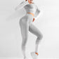 Legging de sport femme push-up taille haute | AOMshop GraySet