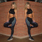 Leggings de sport imprimés réfléchissants pour femmes