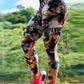 Leggings de sport imprimés réfléchissants pour femmes 6723