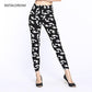 "Leggings imprimés libellule pour femmes" 19 One Size