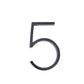 Lettres modernes pour porte d'entrée extérieure 5