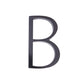 Lettres modernes pour porte d'entrée extérieure B