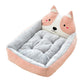 "Lit pour chien et chat doux et confortable avec un design mignon" Pink Dog