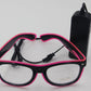 Lunettes LED EL Wire | AOMshop Pink