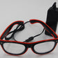 Lunettes LED EL Wire | AOMshop Red