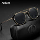 Lunettes de soleil clip-on rétro