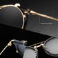 Lunettes de soleil clip-on rétro