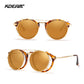 Lunettes de soleil clip-on rétro