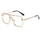 Lunettes de soleil homme Gold Transparent As Picture
