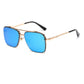Lunettes de soleil homme Gold Blue As Picture