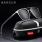 Lunettes de soleil polarisées rondes BARCUR pour homme et femme