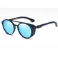 Lunettes de soleil, polarisées, rondes, rétro, Eyecrafters Blue Blue