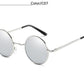 Lunettes de soleil rondes polarisées de marque TUZENGYONG pour hommes et femmes T810 C7 TUZENGYONG