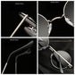 Lunettes de soleil rondes polarisées de marque TUZENGYONG pour hommes et femmes