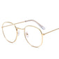 Lunettes de soleil rondes rétro Gold-T Free Bag and Cloth