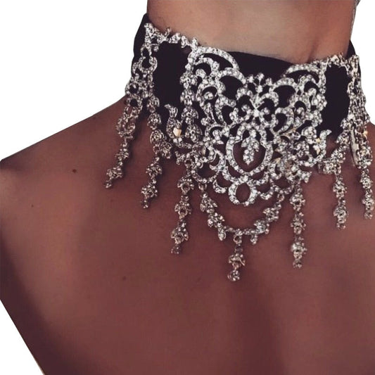 Luxury Rhinestone Choker - Collier Femme - AOMshop