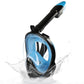 Masque de plongée intégral Full Dry sur AOMshop Light blue