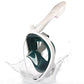 Masque de plongée intégral Full Dry sur AOMshop White dark green