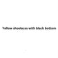 Mini Ski Skates Portable Short Skiboard - AOMshop Yellow shoelaces with black so
