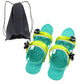 Mini Ski Skates Portable Short Skiboard - AOMshop 2021cool Bagged