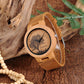 Montre Homme en Bambou avec Cadran Dragonfly
