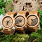 Montre Homme en Bambou avec Cadran Dragonfly