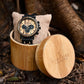 Montre en Bois pour Homme, Quartz Chronographe round box China