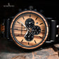 Montre en Bois pour Homme, Quartz Chronographe