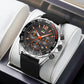Montres pour Homme de Luxe avec Chronographe et Bracelet en Silicone