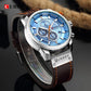 Montres pour Hommes CURREN en Cuir de Luxe avec Date et Mouvement à Quartz