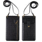 Multi-function Crossbody Bag Crocodile pour téléphone portable et porte-cartes