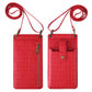 Multi-function Crossbody Bag Crocodile pour téléphone portable et porte-cartes