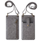 Multi-function Crossbody Bag Crocodile pour téléphone portable et porte-cartes