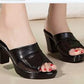 "Nouveaux sandales femme 2023 en cuir véritable - AOMshop"