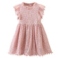 Nouvelle robe d'été de marque pour filles AX543Pink