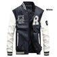Nouvelle veste en cuir pour homme avec broderie White Wish103